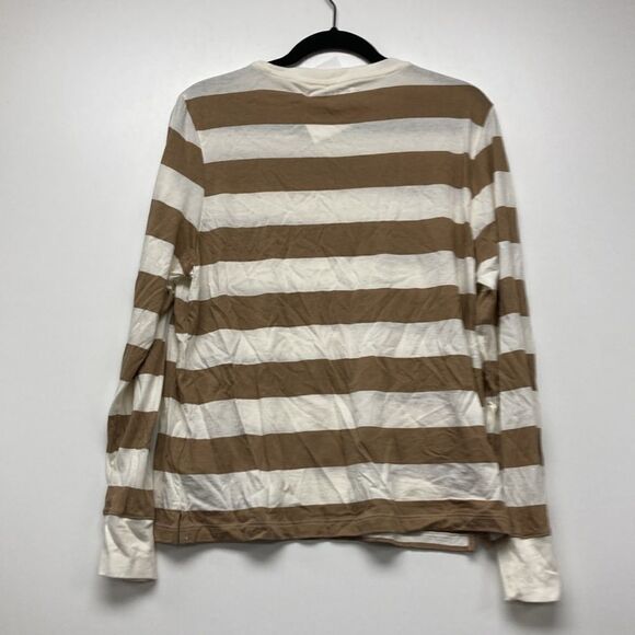 J.Crew Premium Jersey long-sleeve crewneck T-shirt in stripe - Picture 6 of 7